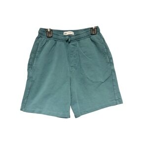 ZARA Kids Teal Blue Cotton Elastic Waist Drawstring Shorts Size 13-14 CM 164